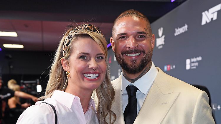 Pia Tillmann und Zico Banach am 4. Oktober bei einem Kampfsport-Event in Oberhausen.