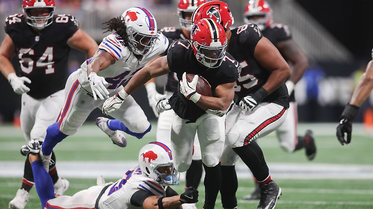 Running Back Bijan Robinson war kaum zu stoppen.