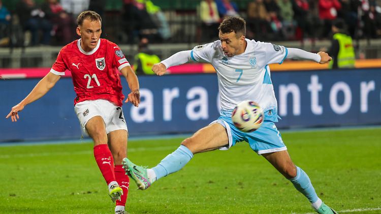 Gegen Österreich hagelte es ein 0:10.