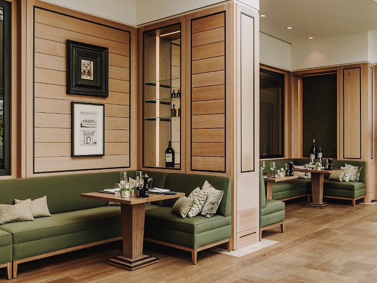 Restaurant "Il Barcaiolo": Eines von fünf ausgezeichneten Restaurants im Seehotel Überfahrt.