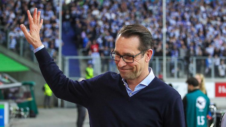 Er ist guter Dinge: Michael Preetz.