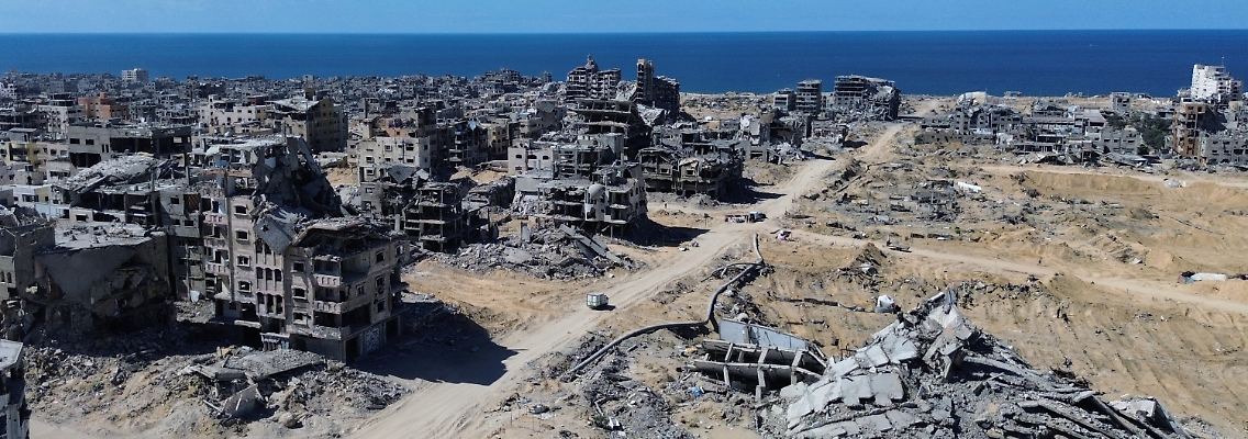 Das Ausmaß der Zerstörung in Gaza ist immens.