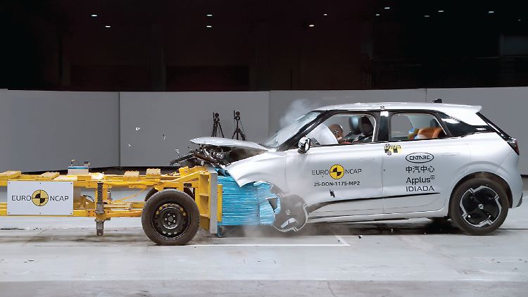 Der Dongfeng Box zeigte beim Euro NCAP Crashtest gefährliche Schwächen. Die Tester raten dem Hersteller, hier nachzubessern.