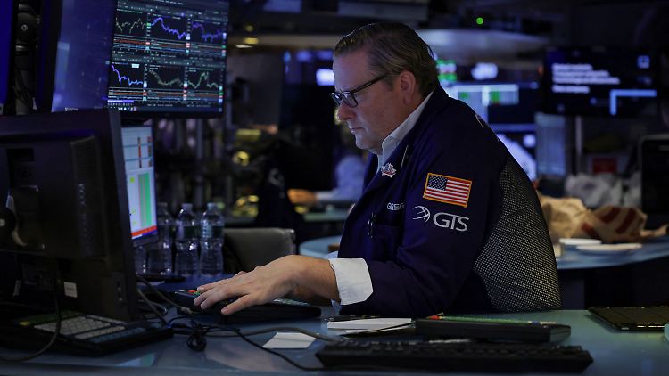 Die Stimmung an der Wall Street war eher trüb..