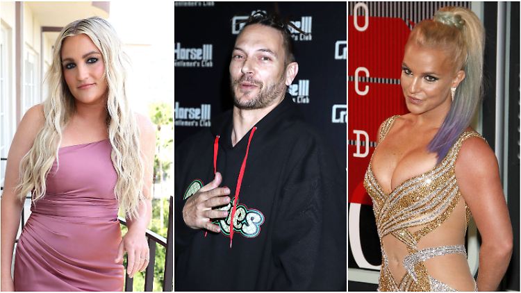 Kevin Federline will Nachrichten von Jamie Lynn Spears (l.) zum Zustand ihrer Schwester Britney Spears erhalten haben.