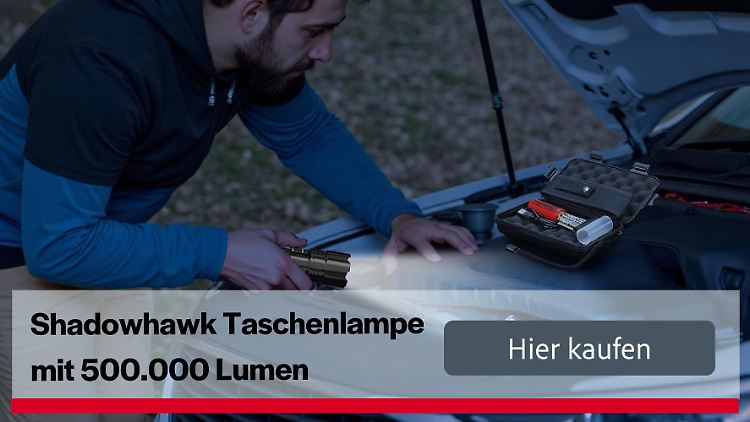 In vielen Situation ein praktischer Helfer: eine helle LED-Taschenlampe.