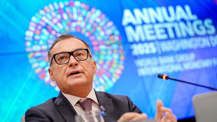 Bundesbankchef Joachim Nagel in Washington.