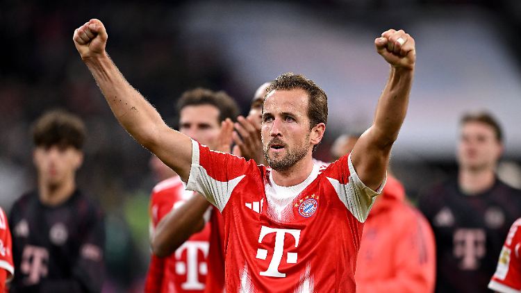 Harry Kane ist mit sich selbst zufrieden.