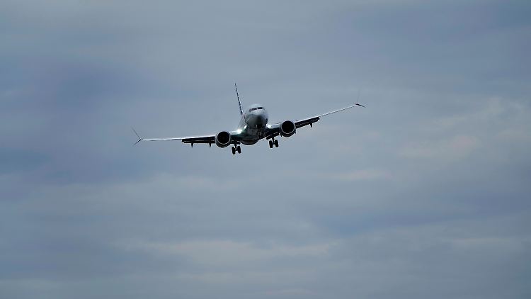 Die Boeing 737 Max 8 von United Airlines musste in Salt Lake City notlanden. (Archivbild)