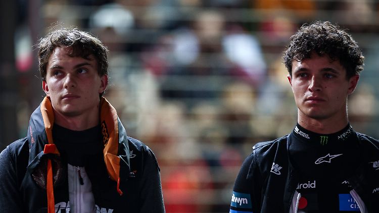 Oscar Piastri (links) und Lando Norris haben in den kommenden Wochen viel zu verlieren.