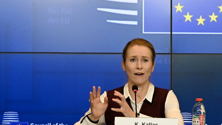Putins Aggression darf sich nicht auszahlen, meint EU-Chefdiplomatin Kallas.