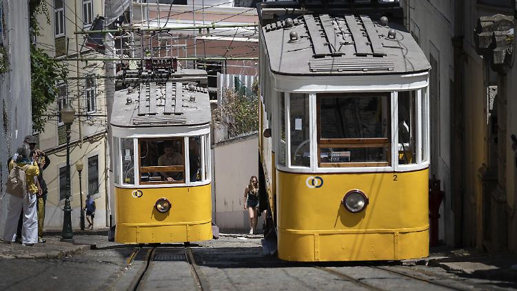 Der historische "Elevador da Glória" wurde im 19. Jahrhundert in Deutschland gebaut.