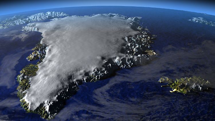 Derzeit schrumpft Grönland noch. Angesichts der beschleunigten Eisschmelze könnte sich das aber bald ändern.