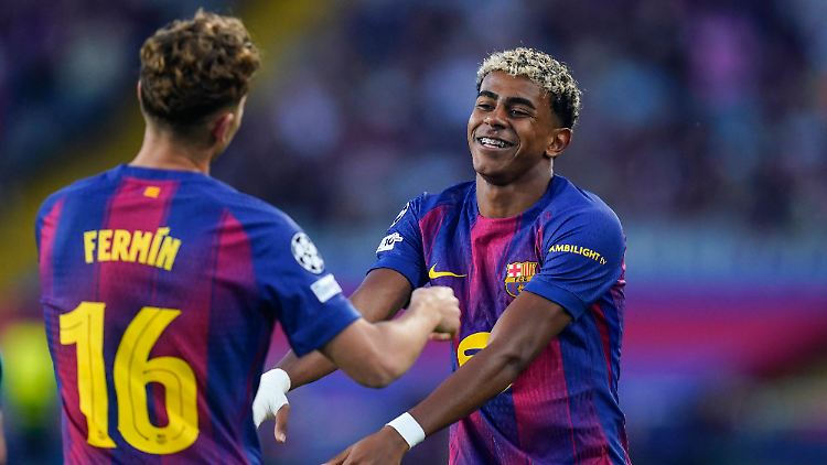 Natürlich traf auch Lamine Yamal wieder für den FC Barcelona.