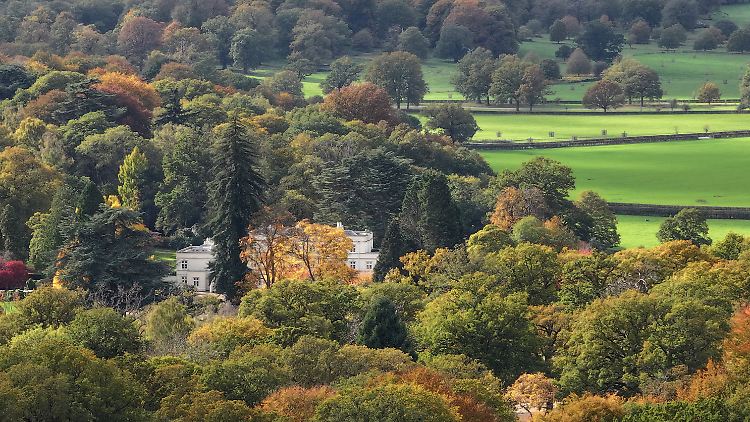 Die Royal Lodge: Andrews 30-Zimmer-Villa liegt am Park von Windsor. 