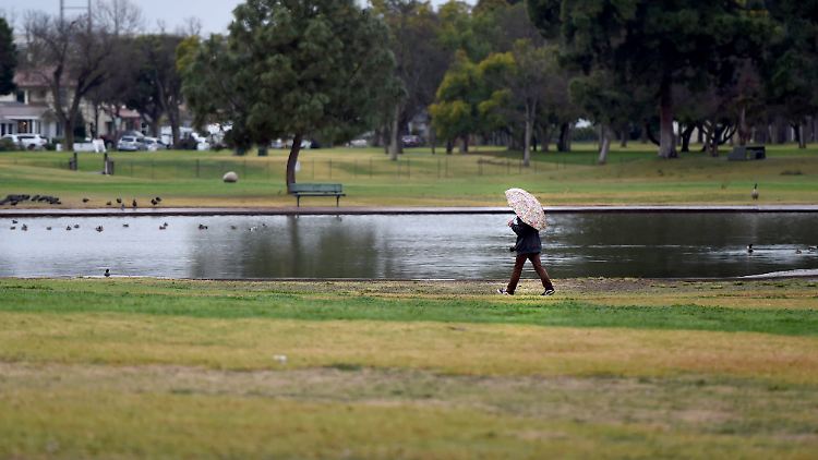 Normalerweise ist es eher ruhig im Heartwell Park in Long Beach.
