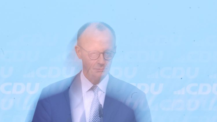 Friedrich Merz am Montag bei einer Pressekonferenz im Konrad-Adenauer-Haus. Wieder ging es vor allem um die AfD.