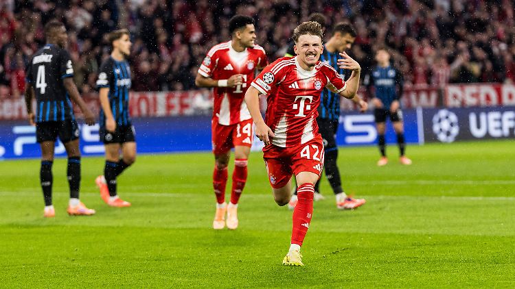 Trotz "nur" 1,69 Meter Körpergröße heute der Größte: Lennart Karl.