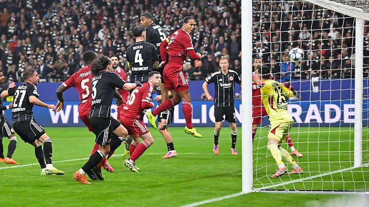 Liverpools Kapitän Virgil van Dijk brachte seine Mannschaft in Führung.