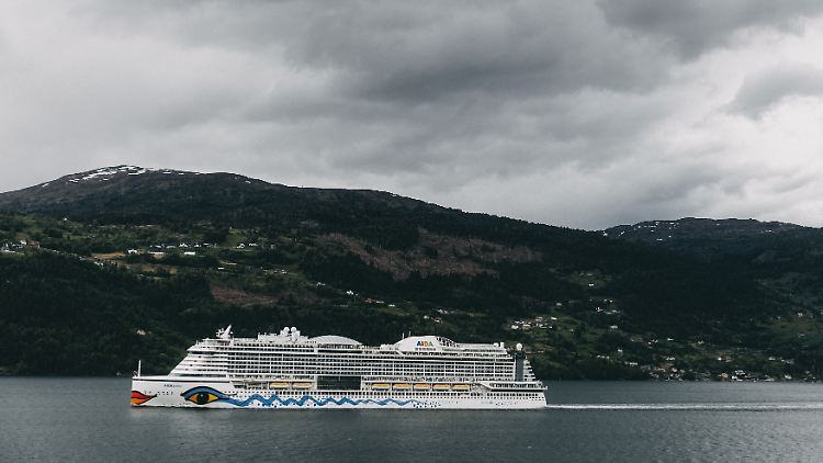 Die "Aida Perla" muss Stopps in Norwegen streichen.