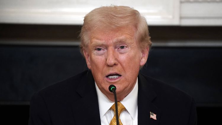 Befindet sich aktuell wieder in einer Phase, in der er nicht ganz so gut auf Putin zu sprechen ist: Donald Trump. Das kann sich aber schnell wieder ändern.