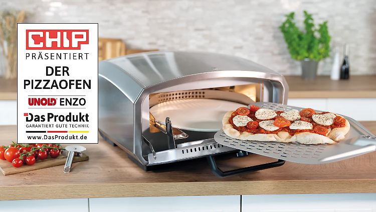 Der Pizzaofen von DasProdukt zaubert ruckzuck Pizza wie beim Italiener.