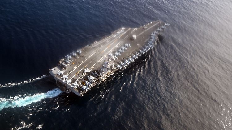 Der Flugzeugträger "USS Gerald R. Ford" ist das weltgrößte Kriegsschiff. (Archivfoto)