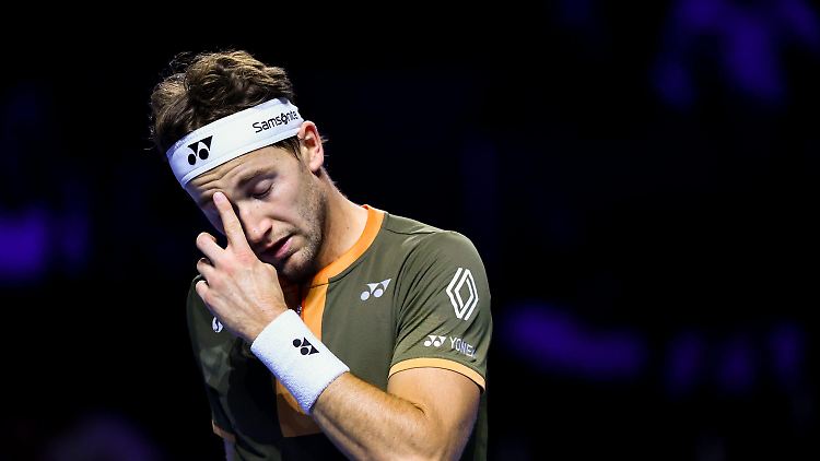 Der Norweger Casper Ruud war einer derjenigen, die nicht zu Ende spielen konnten.
