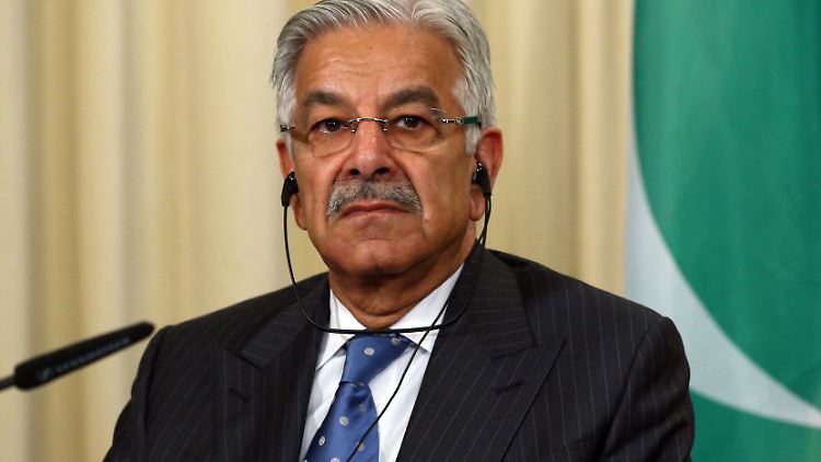 Der pakistanische Verteidigungsminister Khawaja Muhammad Asif ist in Verhandlungen mit den Taliban.