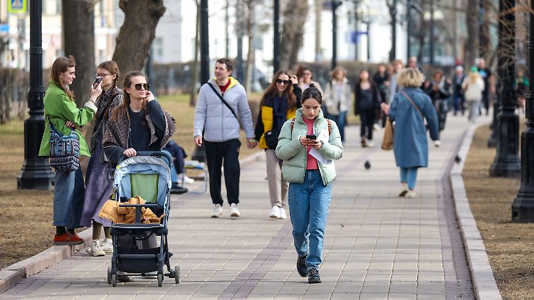 Die Geburtenrate in Russland liegt bei 1,4 bis 1,5 Kindern pro Frau.