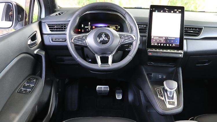 Bei Mitsubishi läuft Android auf dem Display.