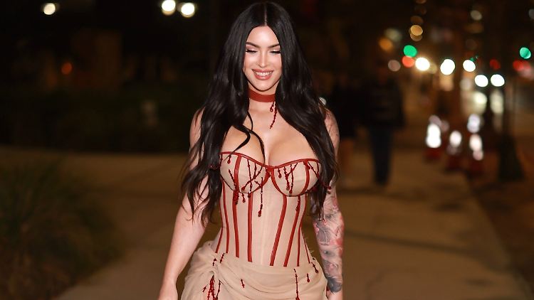 Scheinbar blutige Angelegenheit: Megan Fox.