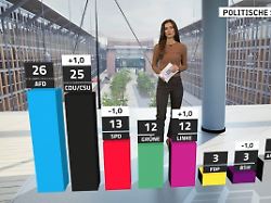 RTL/ntv-Trendbarometer: Union legt zu - aber Kanzler Merz fällt auf Tiefstwert