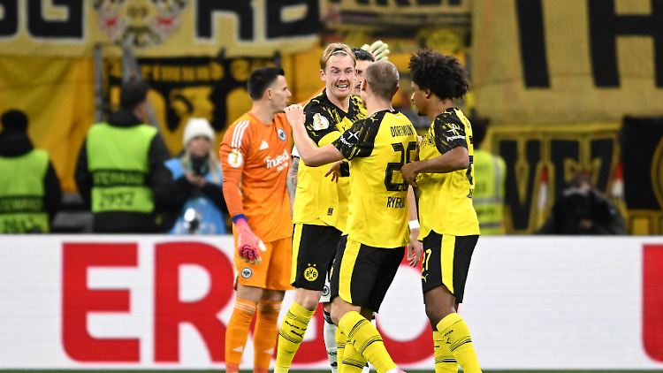 Sie haben Grund zum Jubeln, die Dortmunder.