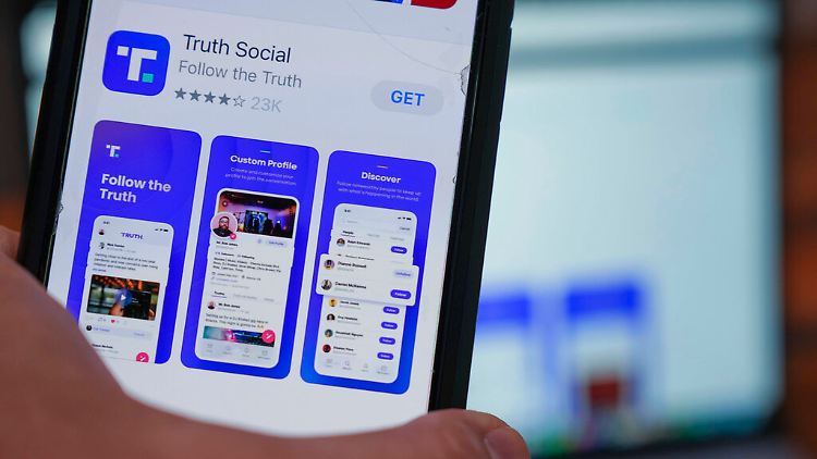 Truth Social ist das von Trump erfundene und vielbenutzte Sprachrohr.