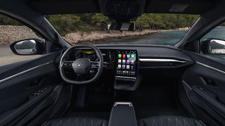 Der Innenraum des Mitsubishi soll den Premium-Anspruch unterstreichen.