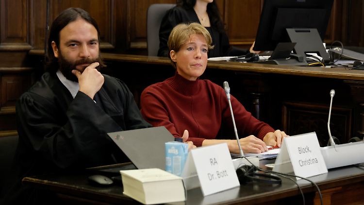 Christina Block bestreitet die Vorwürfe.