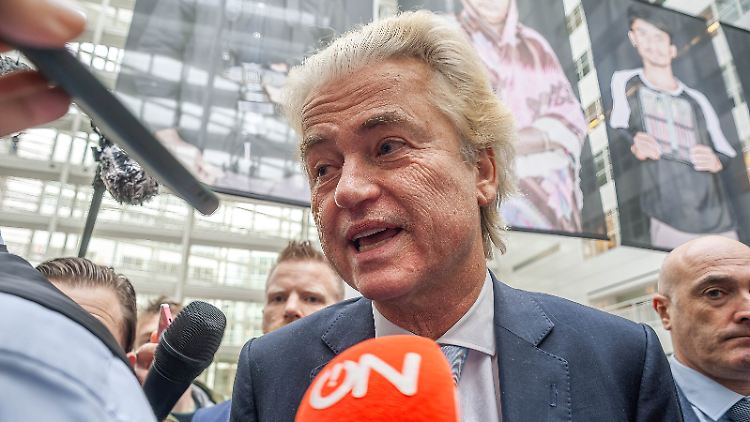 Der Rechtspopulist Geert Wilders erleidet laut Prognosen schwere Verluste.