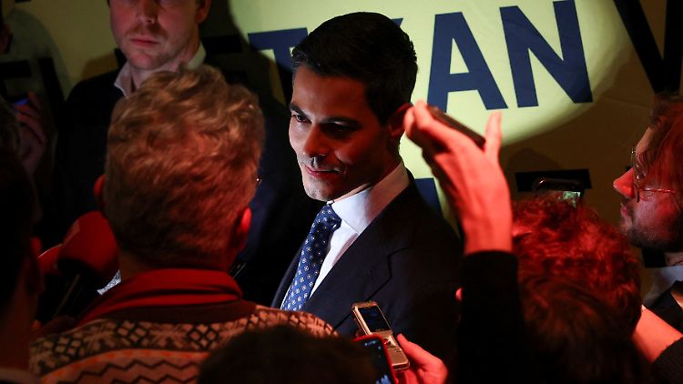 Der D66-Spitzenkandidat Jetten hat beste Chancen, neuer Ministerpräsident zu werden. Sein Konkurrent Wilders dürfte keine Koalitionspartner finden.