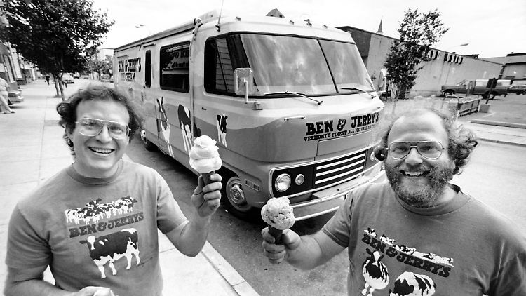 Aus der kleinen Idee von Jerry Greenfield und Ben Cohen wurde eine große Sache. Nun ziehen sich die Gründer zurück.
