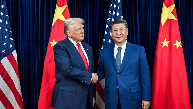 Ist der Frieden von Dauer? Donald Trump und Xi Jinping.