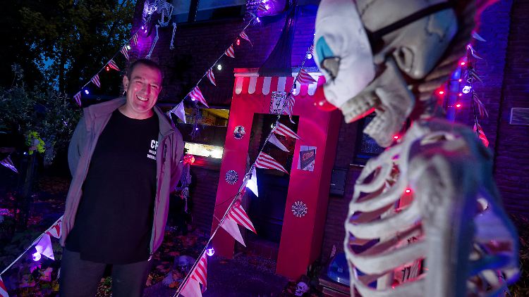 Sven Wagner hat gut lachen: Für den Halloween-Fan ist der Grusel ein Riesenspaß.