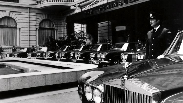 Nicht ohne Chauffeur: Luxushotels setzten den Silver Shadow als Shuttle ein.