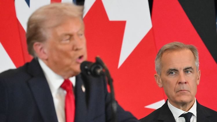 Mark Carney (r.) war eigenen Angaben zufolge gegen die Ausstrahlung des Werbespots.