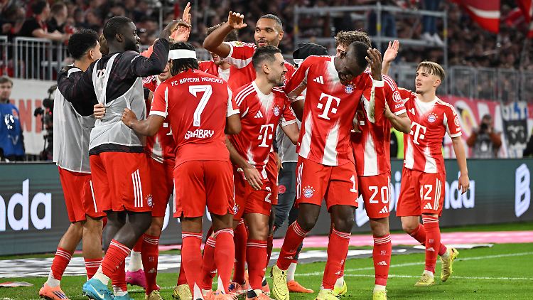 Die Spieler des FC Bayern hatten eine Menge Spaß.