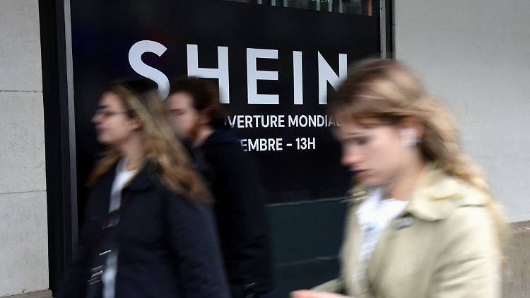 Ein Shop der in China gegründeten Plattform in Paris.