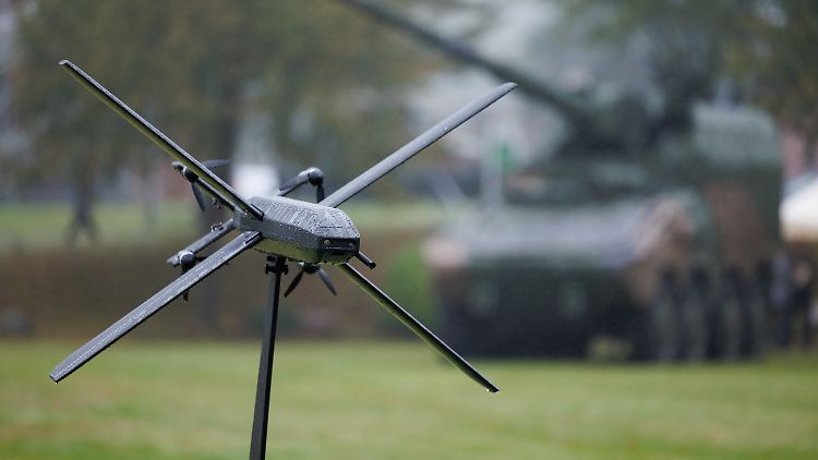 Ein Modell der HX-2: In der Ukraine ist die Kamikazedrohne bereits im Einsatz. 