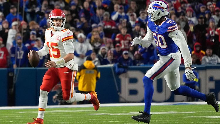 Mahomes zeigte gegen die Bills nicht seine beste Leistung.