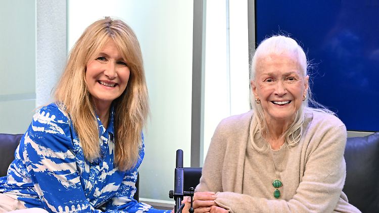 Diane Ladd und ihre Tochter Laura Dern im Jahr 2023 bei einer Veranstaltung in New York City.