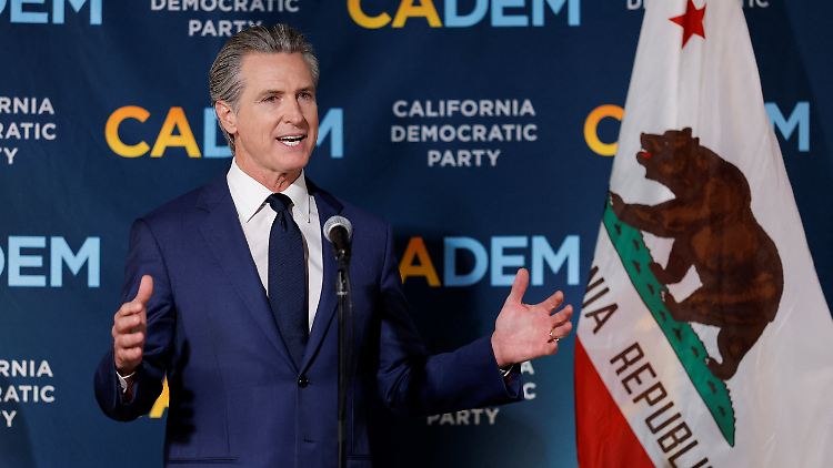Wird auch als Präsidentschaftskandidat für 2028 gehandelt: Gavin Newsom.